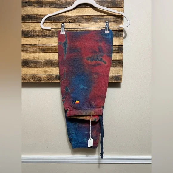 NWT Aviator Nation Hand Dyed Sweatpants - Picture 3 of 4